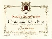 Chateauneuf-Grand Veneur-Fontaine blanc 2002